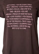 T-shirt med tryck, Brun, Packshot image number 2