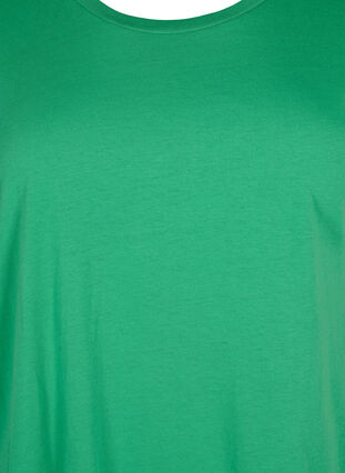 Kortärmad t-shirt i bomullsmix, Kelly Green, Packshot image number 2