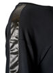 Natt-t-shirt i modal med kontrastband, Svart, Packshot image number 3