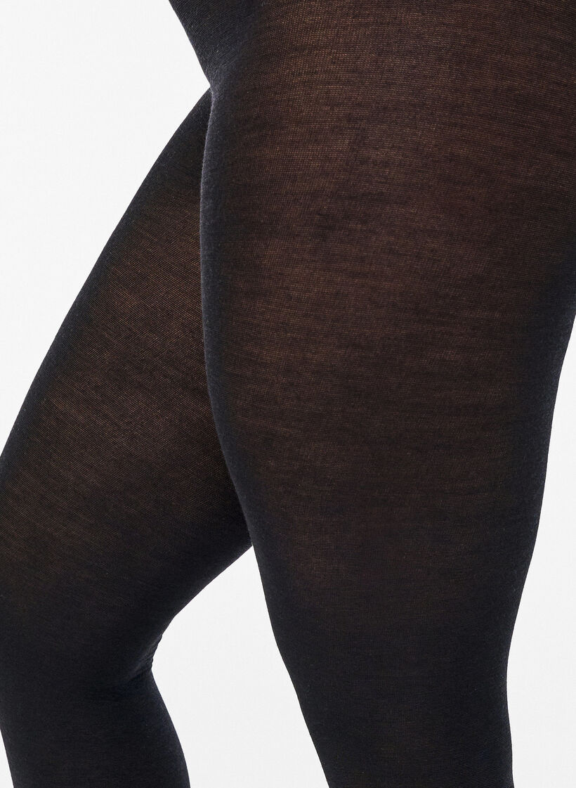 Strumpbyxor i ull, Svart, Model