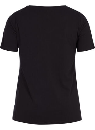 Basics T-shirt, Black, Packshot image number 1