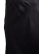 Midikjol i satin, Svart, Packshot image number 2