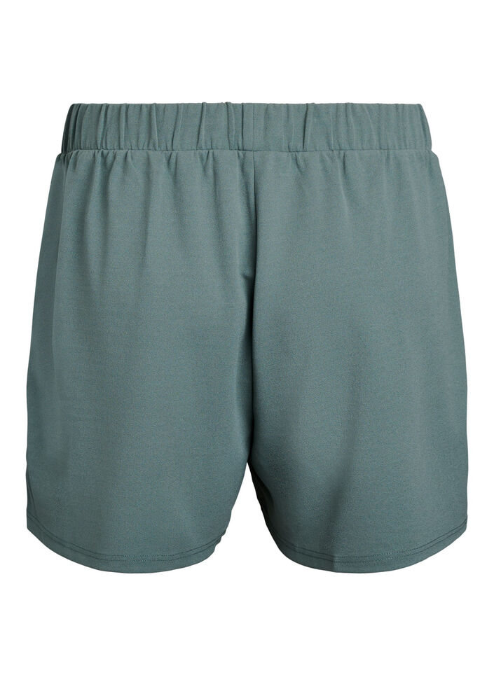 FLASH - L&ouml;st sittande shorts med fickor, Gr&ouml;n, Packshot image number 1
