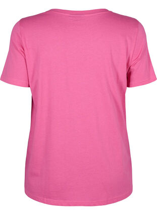 T-shirt med textmotiv, Shocking Pink W.Pink, Packshot image number 1