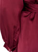 Kort omlottkl&auml;nning i satin, R&ouml;d, Packshot image number 3