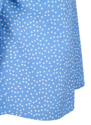FLASH - Skjorta med prickar, Marina White Dot, Packshot image number 3