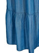 Maxijeanskjol med volanger, Bl&aring;, Packshot image number 3