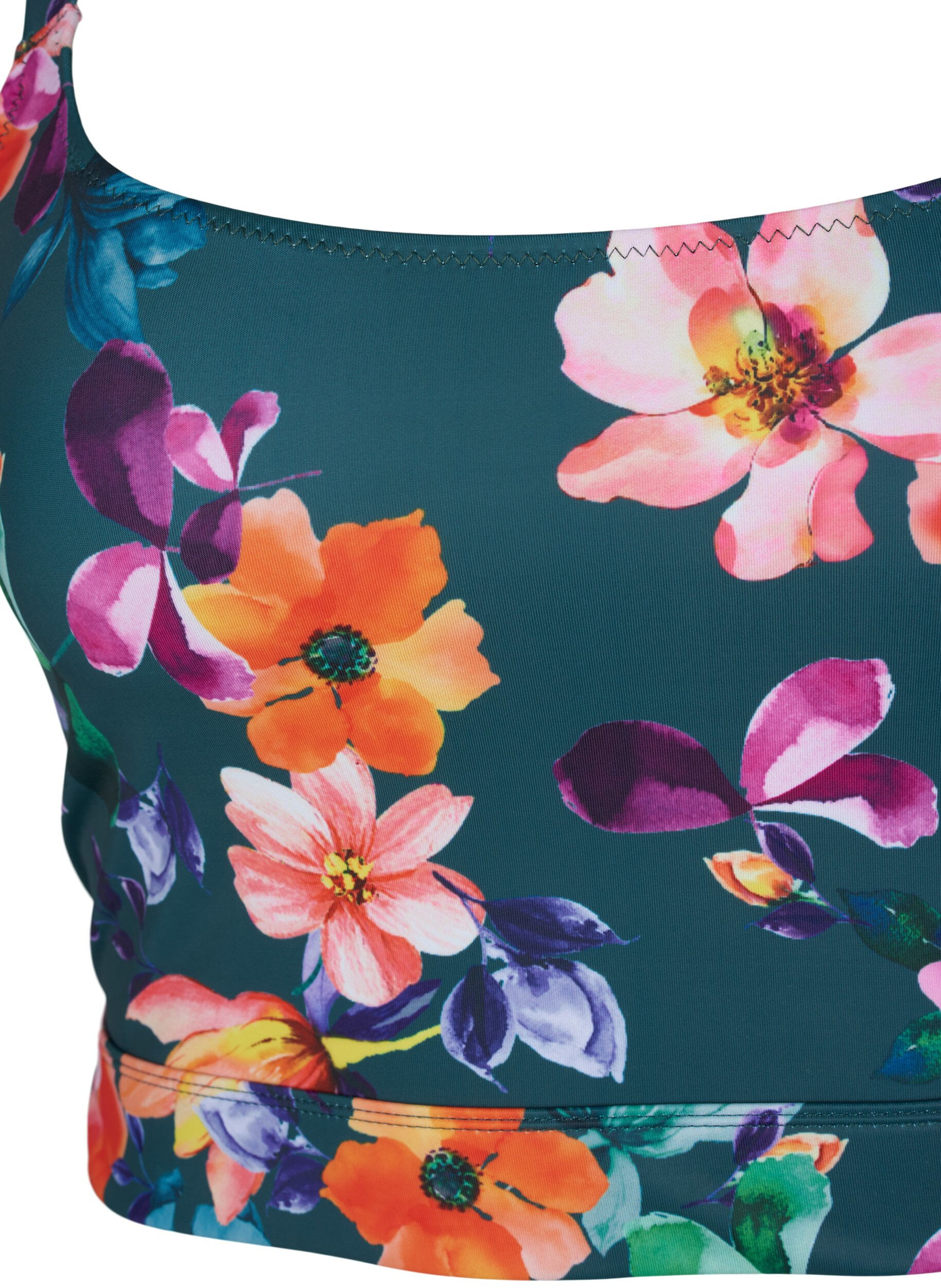 Zizzi Bikinitopp med tryck och justerbara axelband, Meave Print, Packshot image number 2