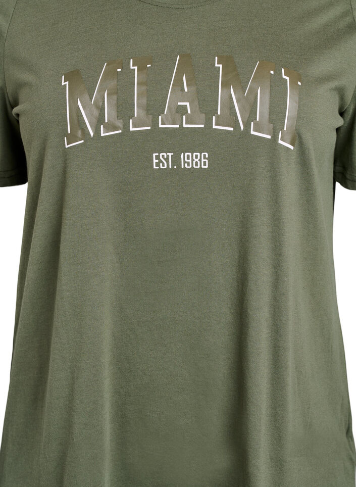 FLASH - T-shirt med tryck, Grön, Packshot image number 2