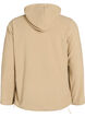 Huvtr&ouml;ja i fleece med h&ouml;g hals och broderad text, Beige, Packshot image number 1