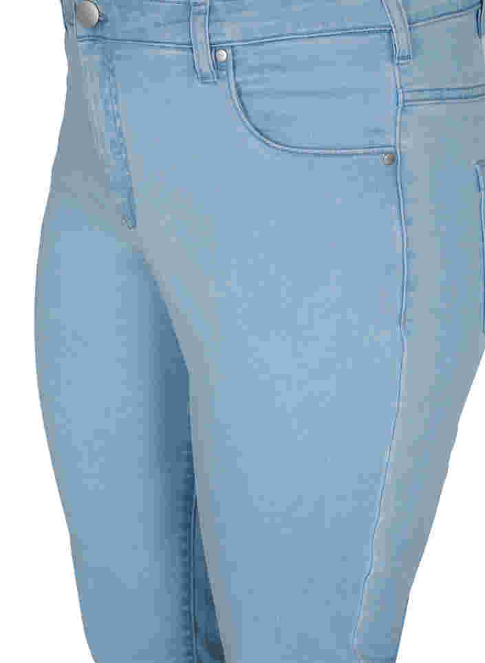 Slim fit Emily jeans med normalhög midja, Ex Lt Blue, Packshot image number 2