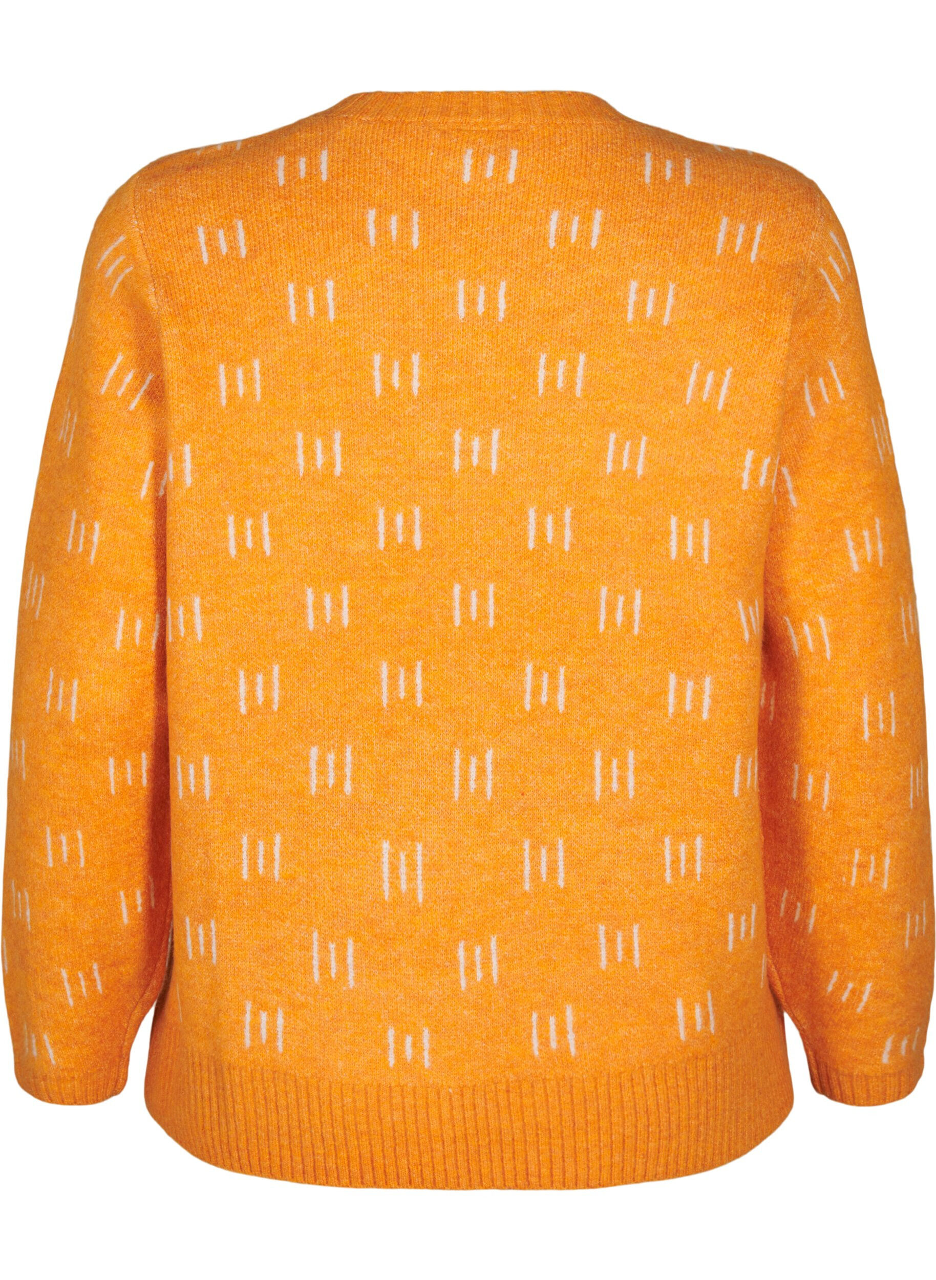 Zizzi M&ouml;nstrad pullover, Yam Birch Comb, Packshot image number 1
