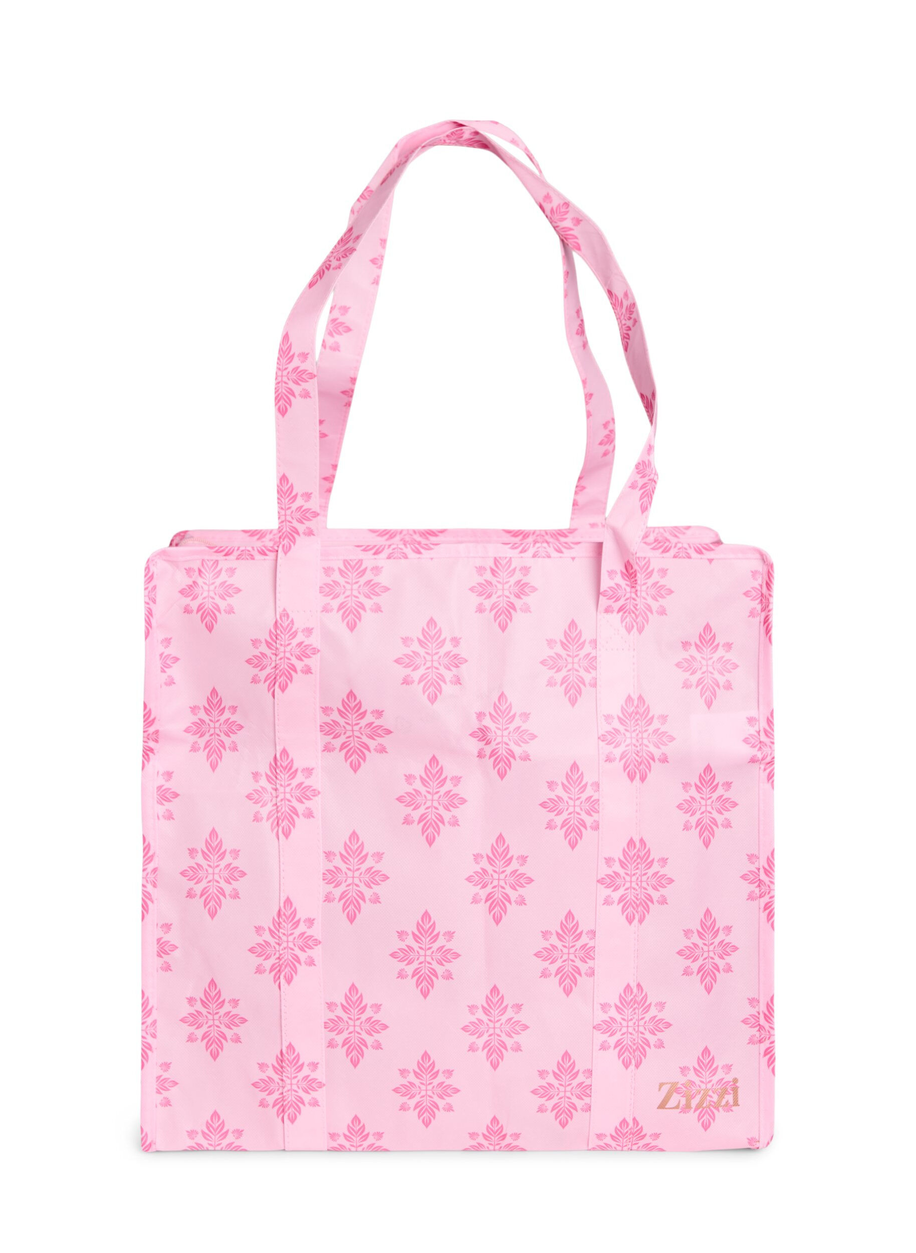 ZizziShoppingv&auml;ska med dragkedja, Rosa, Packshot image number 1