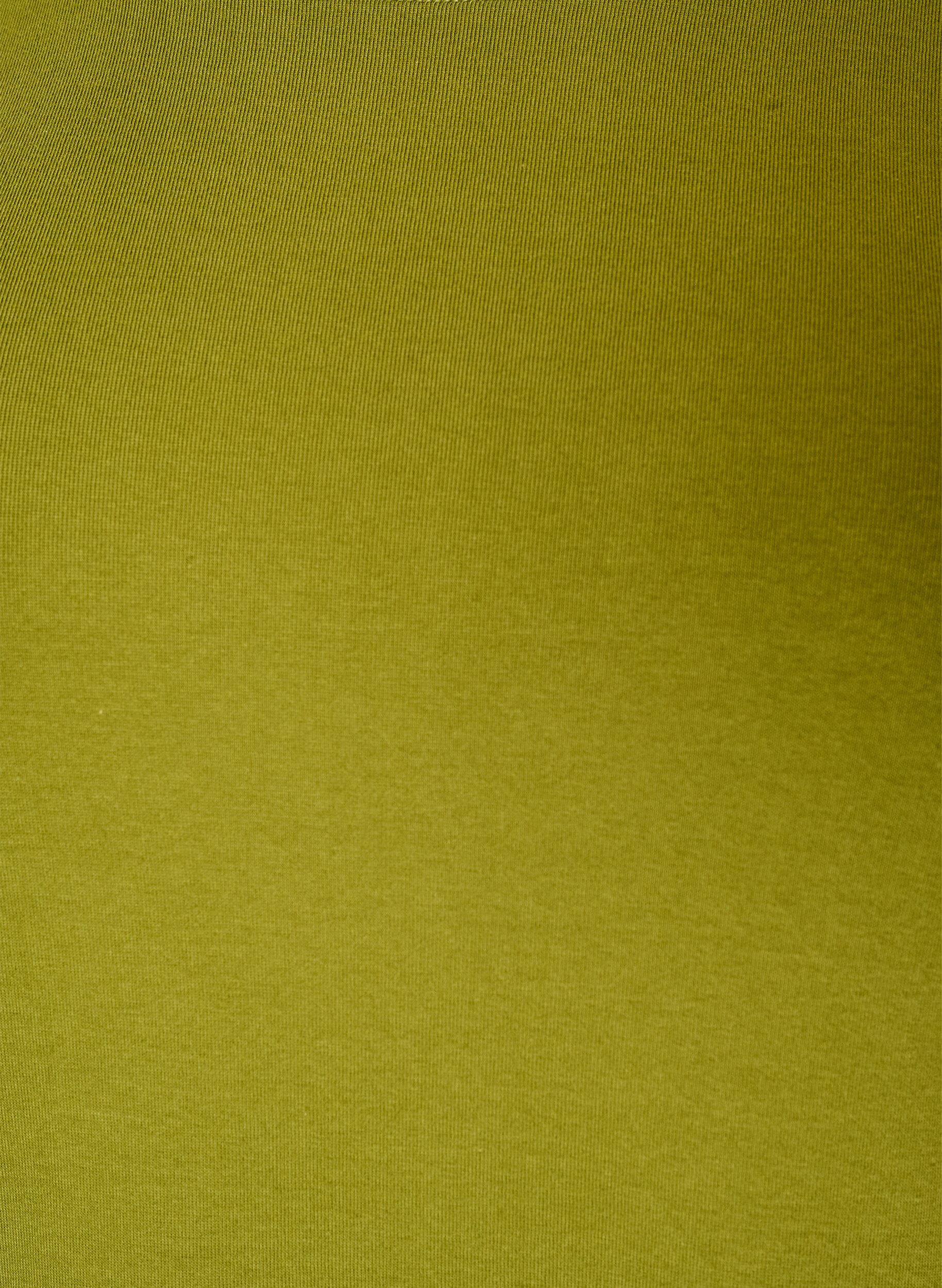 ZizziL&aring;ng&auml;rmad bas-T-shirt med rund hals, Gr&ouml;n, Packshot image number 2