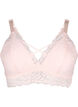 Bralette med snördetalj och mjuk vaddering, Peach Blush, Packshot image number 0