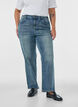Kiana l&auml;tt slitna jeans med rak passform, Bl&aring;, Model image number 2