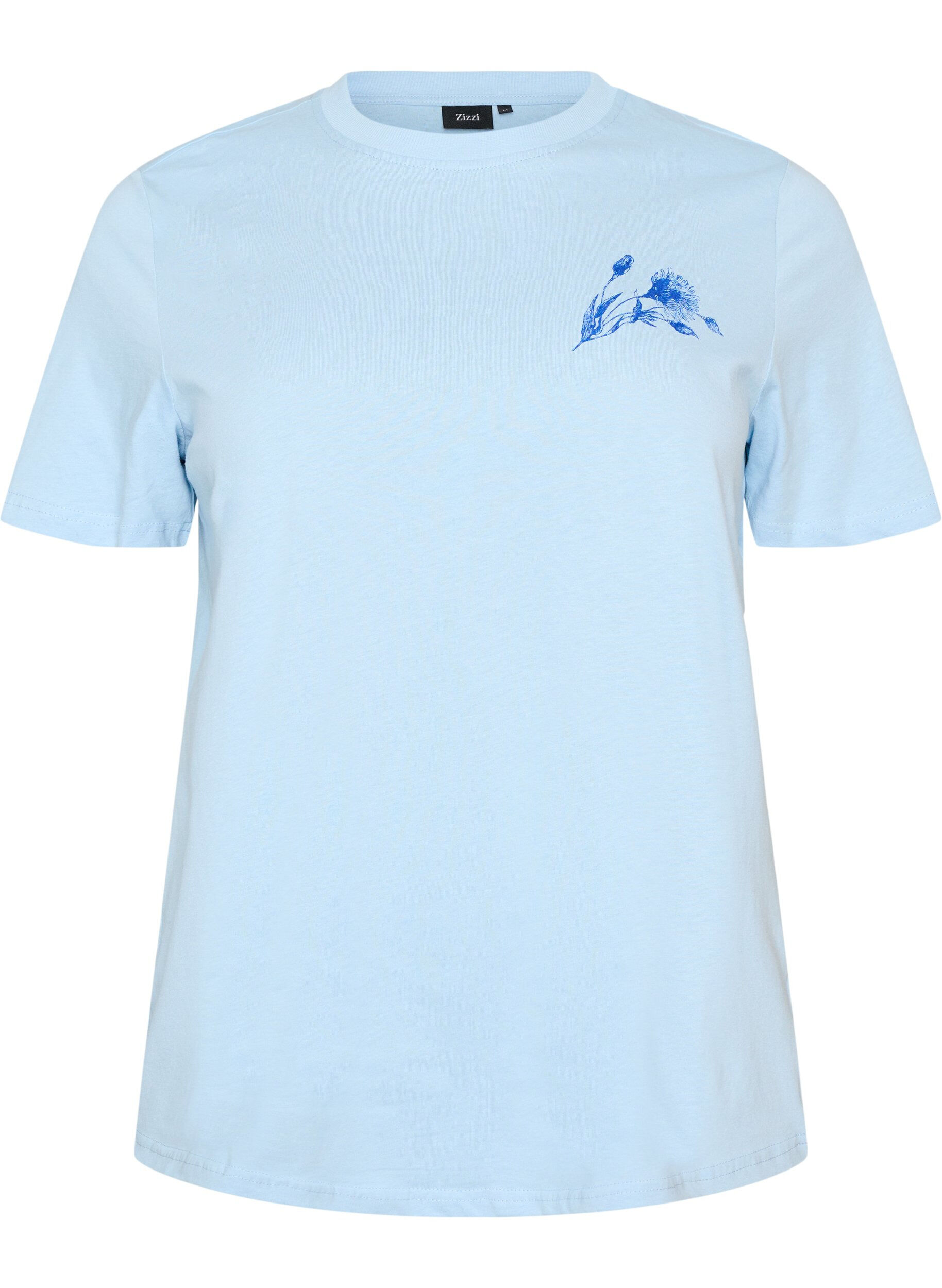 T-shirt i bomull med tryck