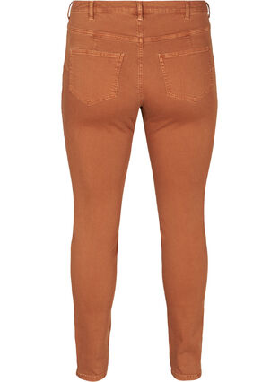 Super slim Amy Jeans med hög midja, Brown ASS, Packshot image number 1