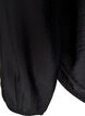 Blus med ballongeffekt och chiffongdetaljer, Svart, Packshot image number 3