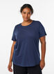 T-shirt med tryck, Bl&aring;, Model image number 0