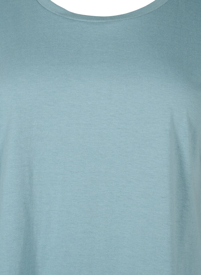 2-pack kort&auml;rmade t-shirtar, Bl&aring;, Packshot image number 4