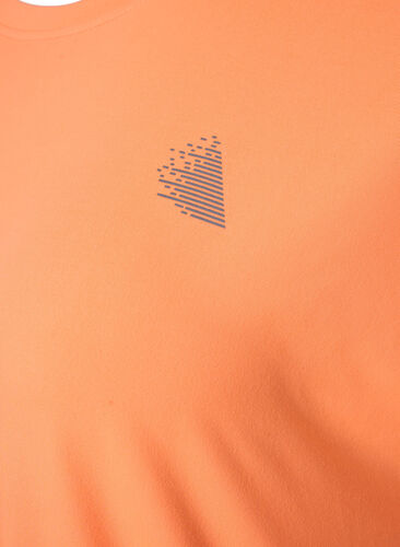 Kortärmad t-shirt för träning, Neon Orange, Packshot image number 2