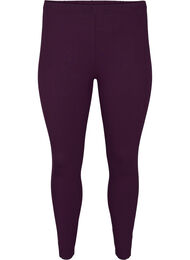 Basic leggings i viskos, Lila