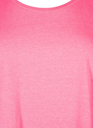 Neonfärgad bomulls t-shirt, Neon pink, Packshot image number 2