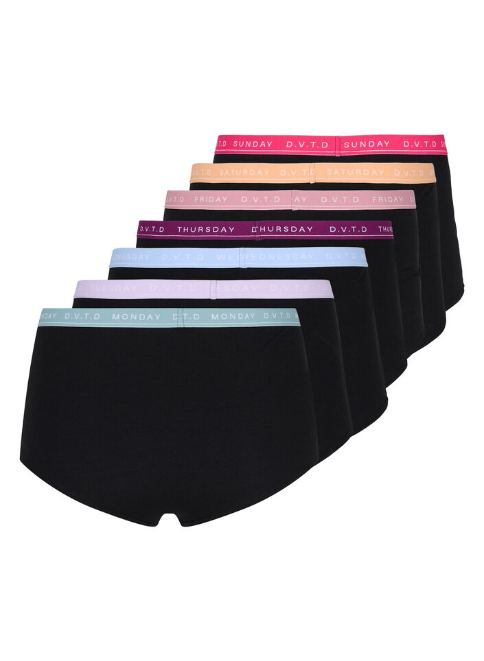 7-pack bomullshipsters med veckodagarna, Multi Pastel Pack, Packshot image number 1