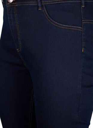 Extra slim Amy jeans med hög midja, Blue denim, Packshot image number 2