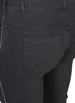 Sanna jeans med lurexdetalj, Black, Packshot image number 3