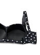 Vadderad bikinitopp med tryck, Svart, Packshot image number 3