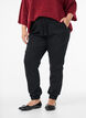Joggingbyxor i denim med fickor, Svart, Model image number 2