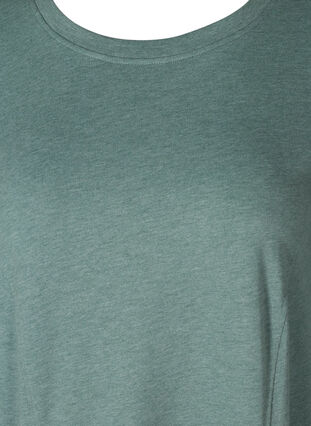 Sweatshirtklänning med långa ärmar, Balsam Green Mel, Packshot image number 2