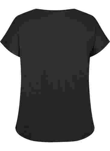 Kortärmad t-shirt för träning, Black, Packshot image number 1