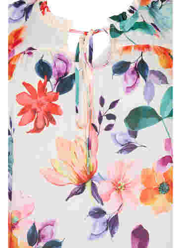 Blommig topp med knytband, Buttercream Flower, Packshot image number 2