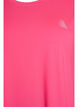 Enf&auml;rgad tr&auml;nings-T-shirt, Rosa, Packshot image number 2