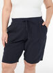L&ouml;sa shorts i bomull med fickor, Bl&aring;, Model image number 3