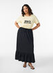 T-shirt med tryck, Gul, Model image number 1