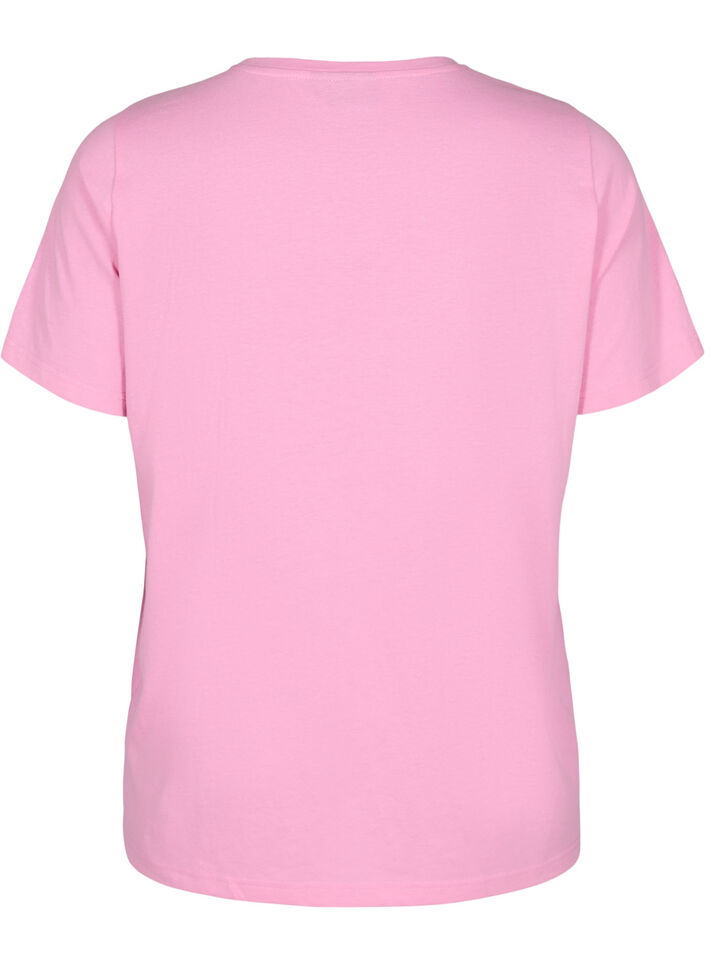 FLASH - T-shirt med tryck, Rosa, Packshot image number 1