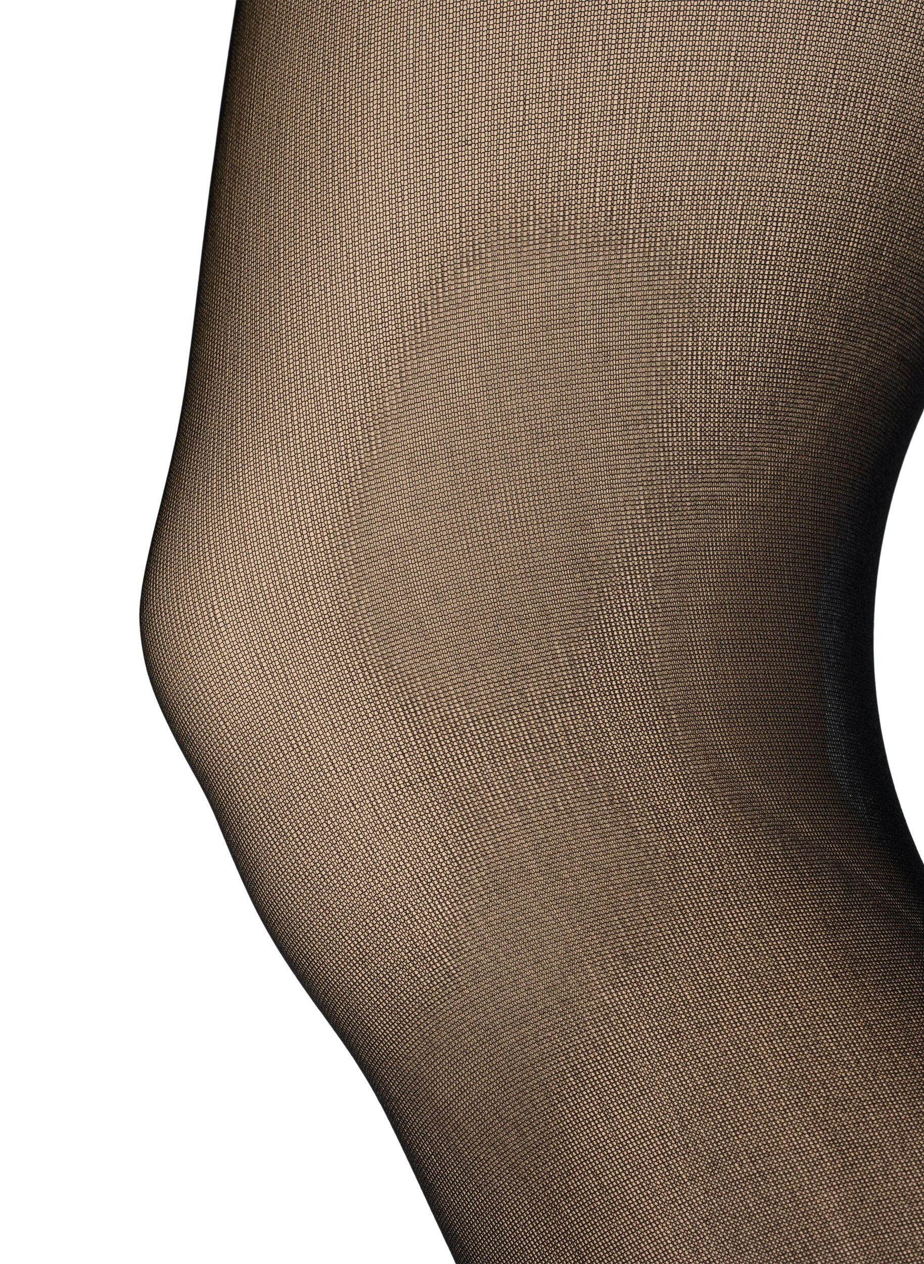 ZizziStrumpbyxor med 40 denier och push-up-effekt, Svart, Packshot image number 1