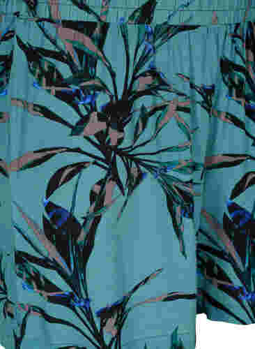 Löst sittande shorts i viskos, Sea Pine Leaf, Packshot image number 2