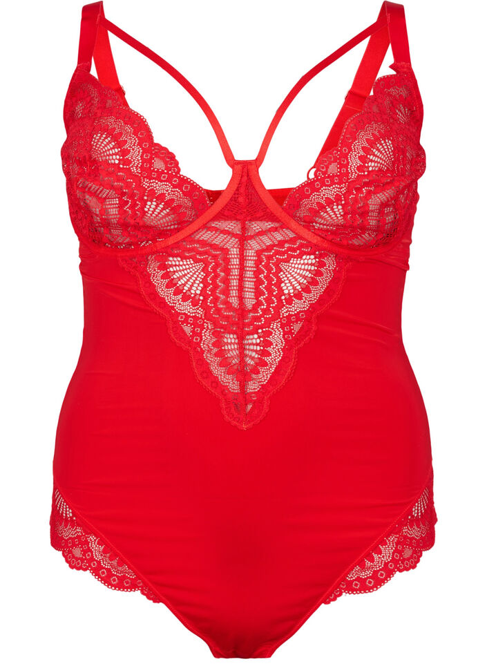 Body med tråd- och snördetaljer, Salsa, Packshot image number 0