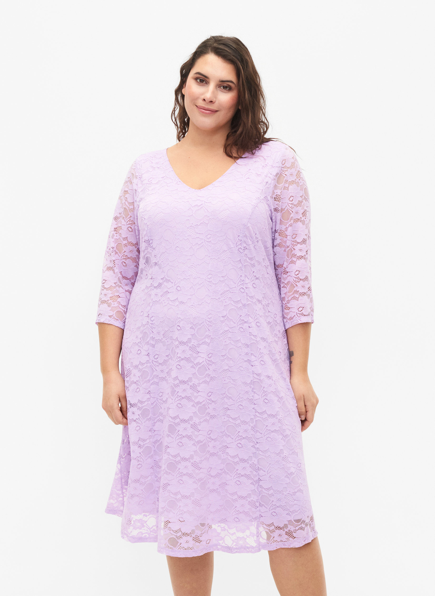 ZizziSpetskl&auml;nning med 3/4-&auml;rmar, Lavendula, Model image number 0