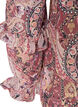 Blus med paisleym&ouml;nster och volangdetaljer, Lila, Packshot image number 3