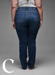 Slim fit-jeans med normal midja, Dark Blue, Model image number 7