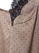 Linne med spets och asymmetrisk nederkant, Beige, Packshot image number 3