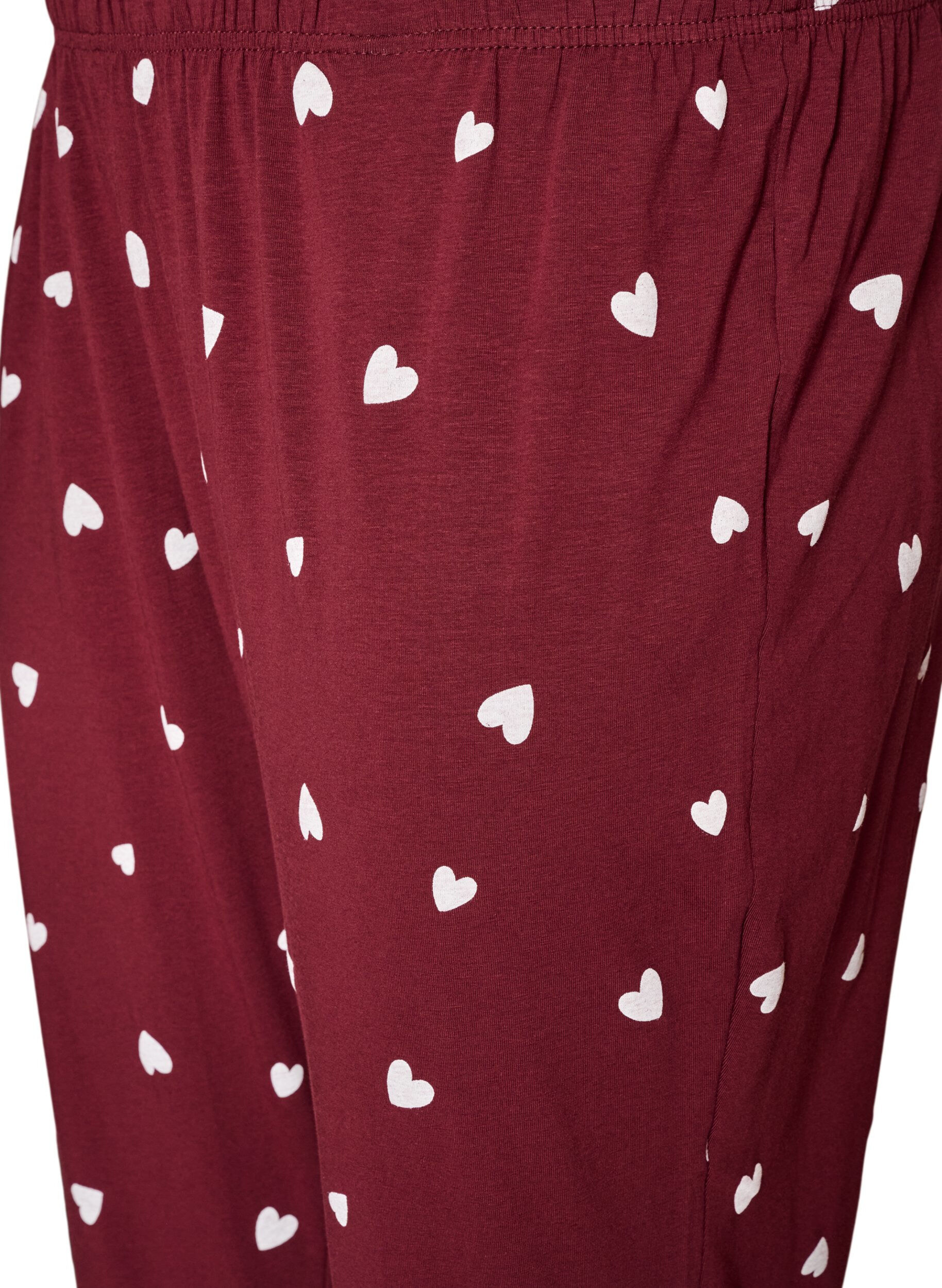 ZizziM&ouml;nstrade pyjamasbyxor, R&ouml;d, Packshot image number 2