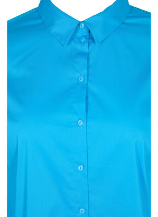 Långärmad skjorta med hög manschett, Dresden Blue, Packshot image number 2