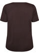 T-shirt med tryck, Brun, Packshot image number 1